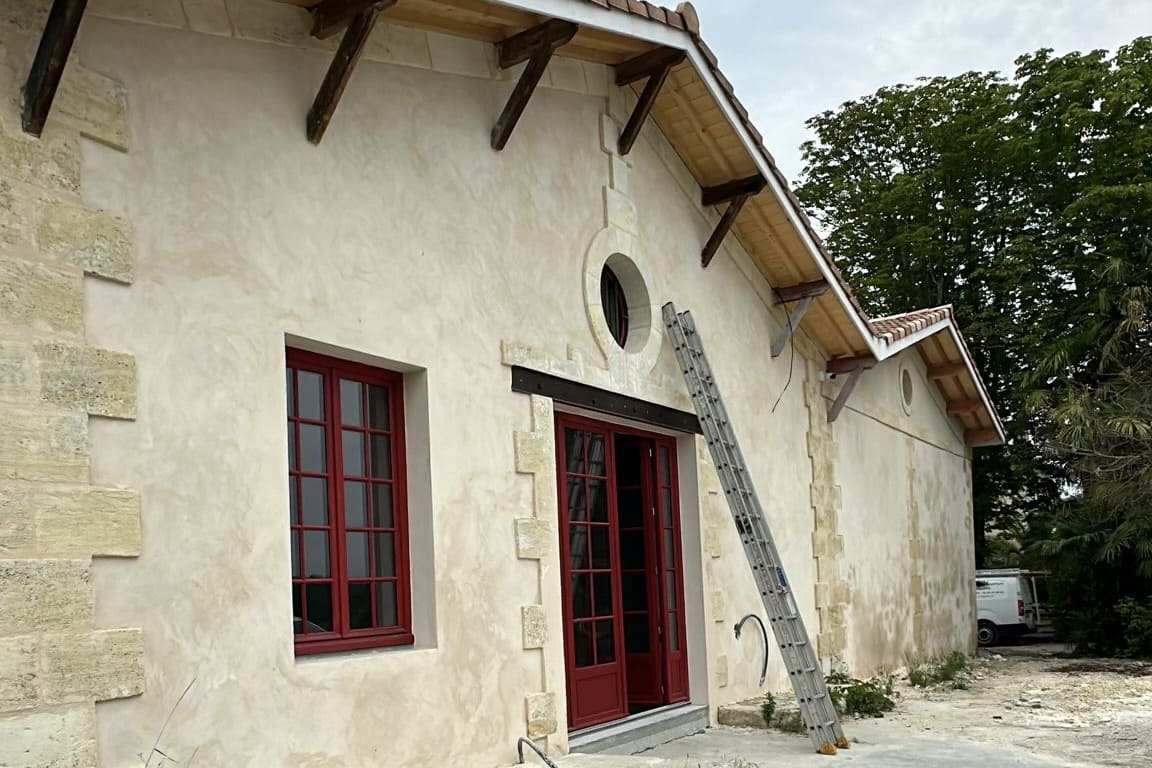 Ravalement de façade d’un château
